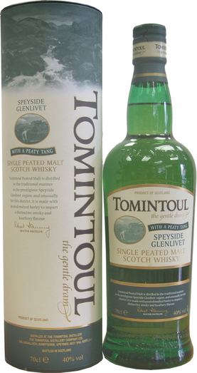 TOMINTOUL PEATY TANG 40% 70CL
