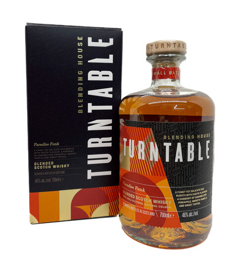 TURNTABLE PARADISE FUNK BLENDED WHISKY 46% 70CL