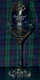 DIAMONTE WINE GLASS WITH THREE CRYSTALS 36CL Thumbnail